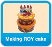 Making ROY cake